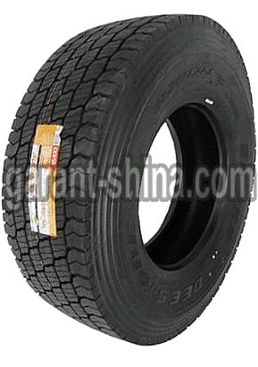 Deestone SS433 (приводная) 295/80 R22.5 152/148M 16PR - Фото реальной шины с этикеткой